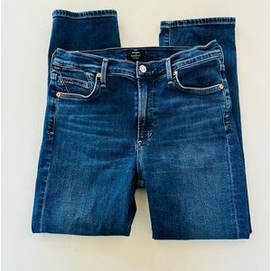 Citizens Of Humanity Blue Ankle & Cropped Jeans